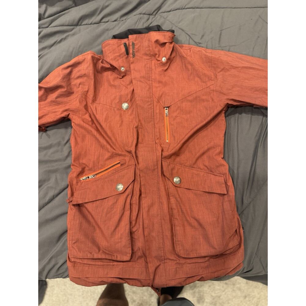 Armada Men’s Ski Snowboard Jacket Size M Red/Orange Waterproof Winter Shell